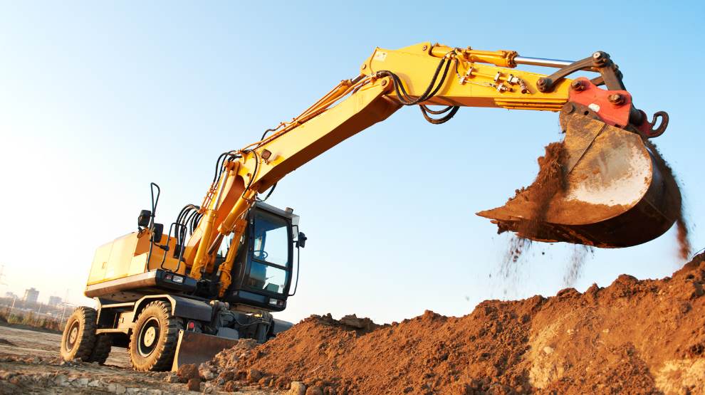 Excavator Utilizing Advanced Excavation Techniques